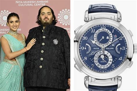 anant ambani patek philippe watch|mukesh ambani son watch price.